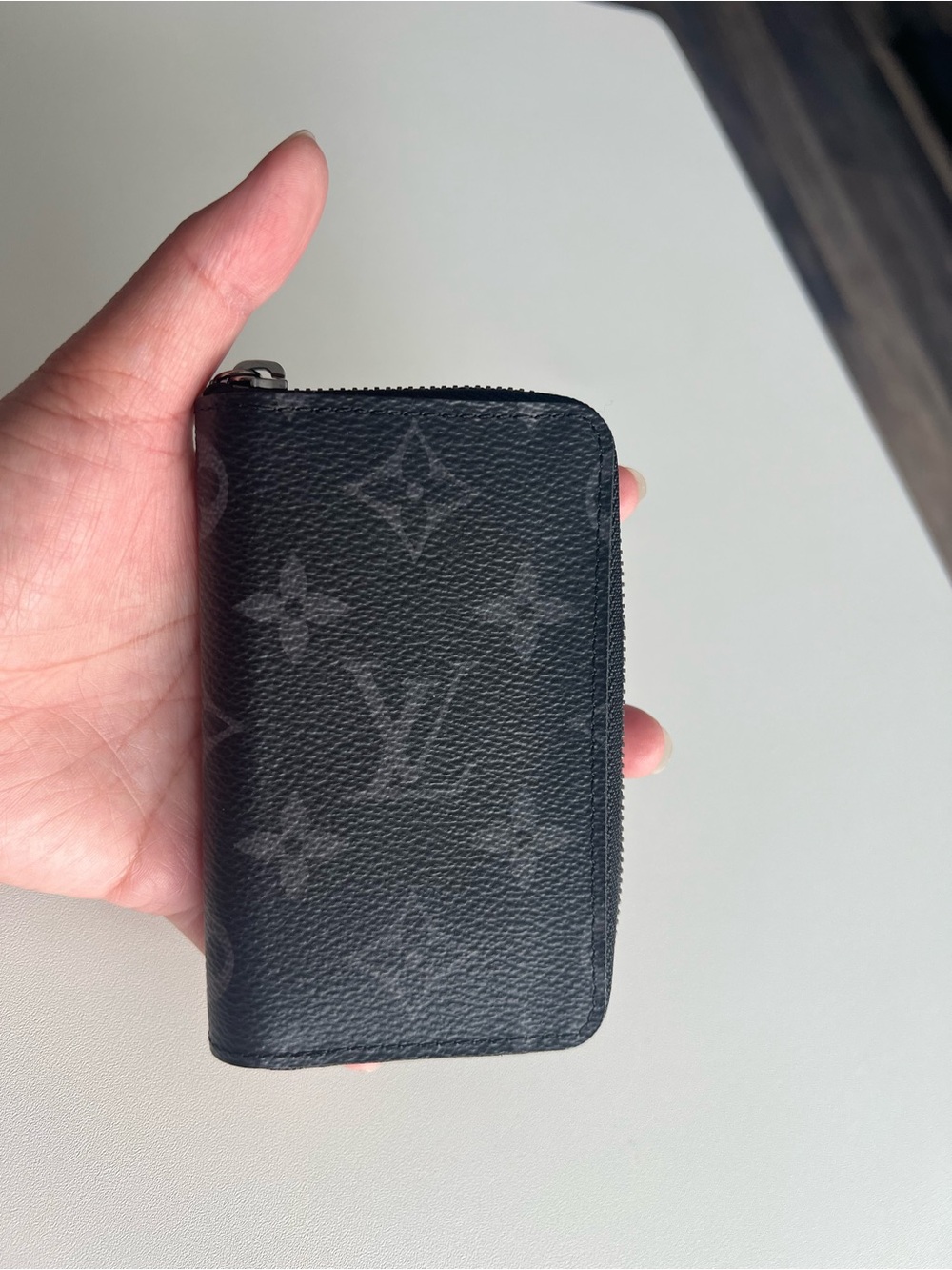 Louis Vuitton Eclipse Compact Zip Card Case